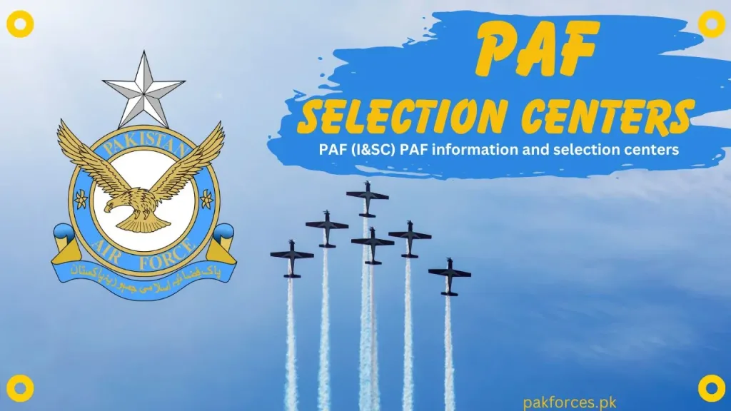 paf selection centers all data